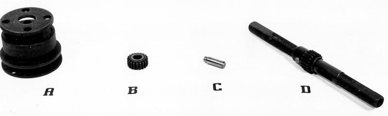 Image 4: The four components for assembly experiments