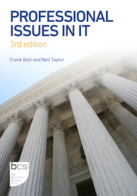 Professional Issues in IT book front cover