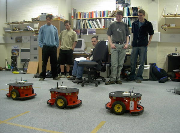 Classes on mobile robotics in the ISL.