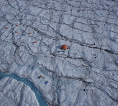 X8 UAV shot from the Cambridge team, Greenland 2017