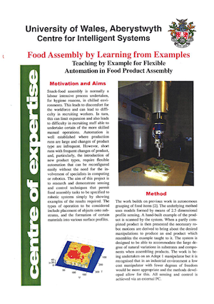 Food assembly by Learning from Examples - an example project